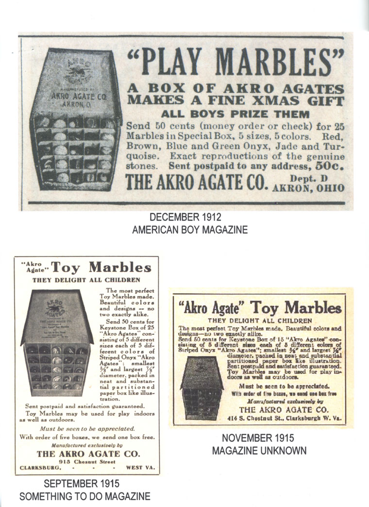 Plate 2 Ads for this Akro Counter Display Box