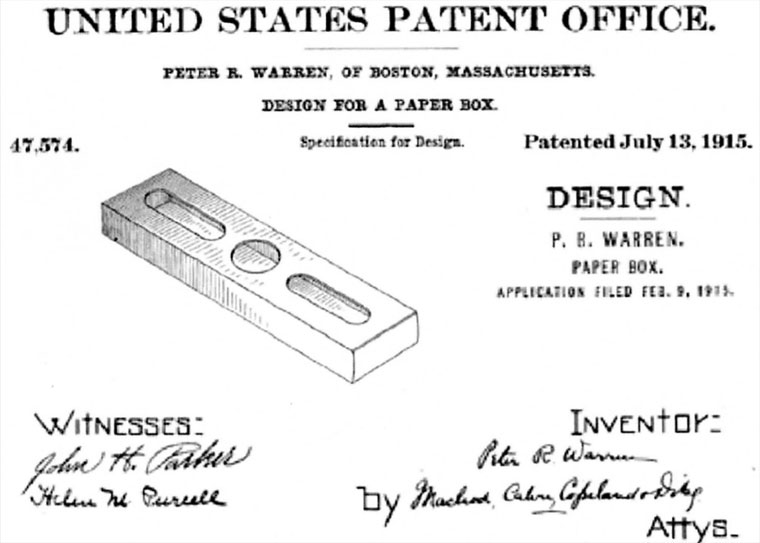 Plate 2 Akro Agate Paper Box Patent