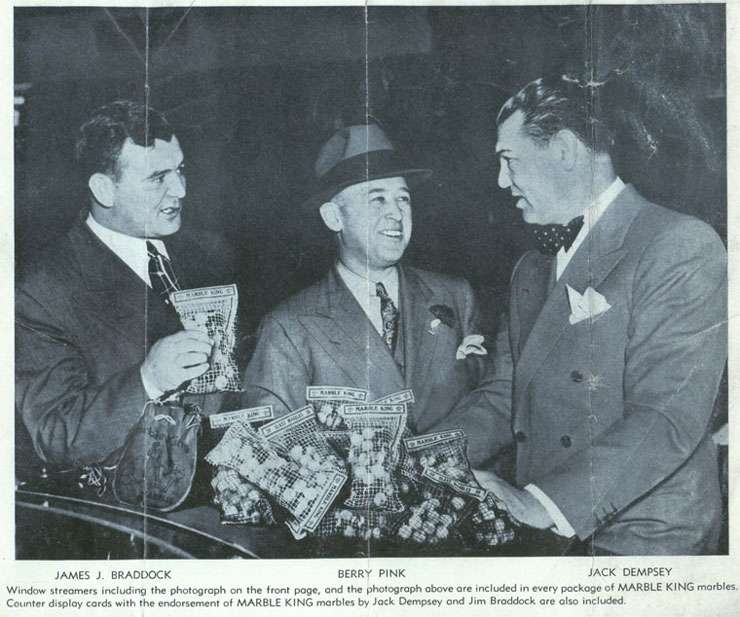 Page 3 James Braddock, Berry Pink and Jack Dempsey