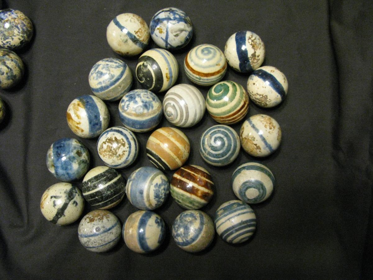 Stoneware Marbles, Made In Akron Ohio Archives Marble Connection