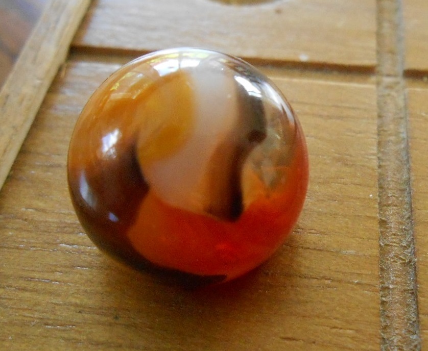 Oddball Yellow Jacket General Marble & Glass Chat Marble Connection