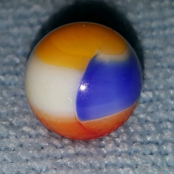 Oddball Yellow Jacket General Marble & Glass Chat Marble Connection