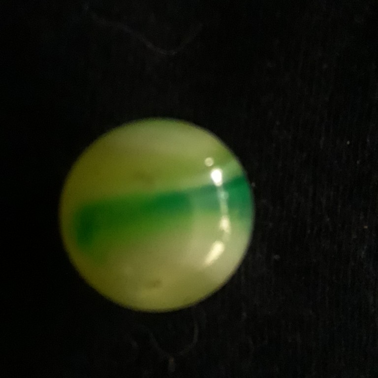I am 5/8 and I glow under black light Marble I.D.'s Marble Connection