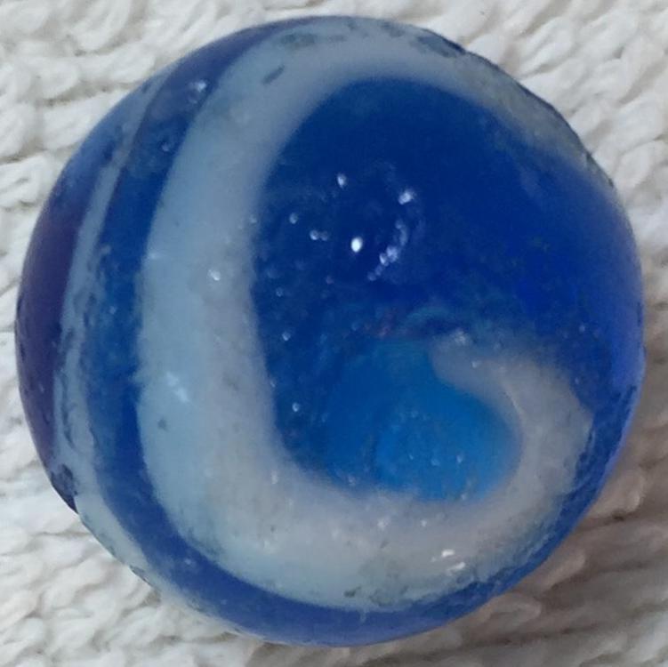 ID ing help Blue marbles from todays lot Marble I.D.'s Marble