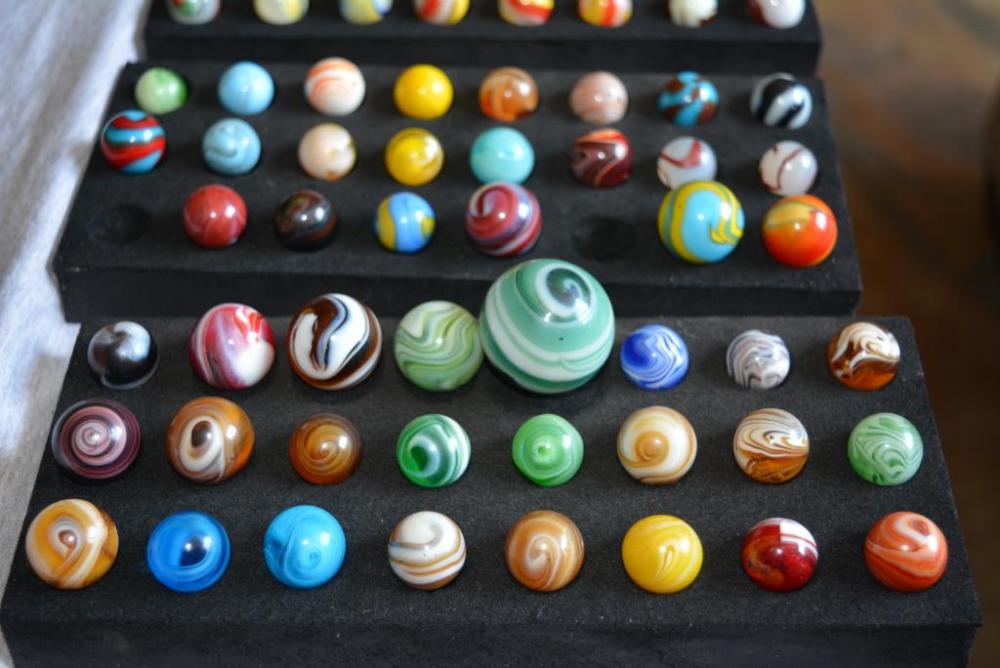 How do you display your Marble Collection? General Marble & Glass