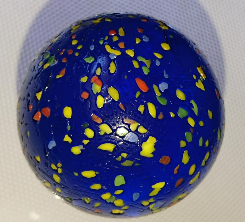 Large speckled Marbles , blue, golden, clear Marble I.D.'s Marble Connection