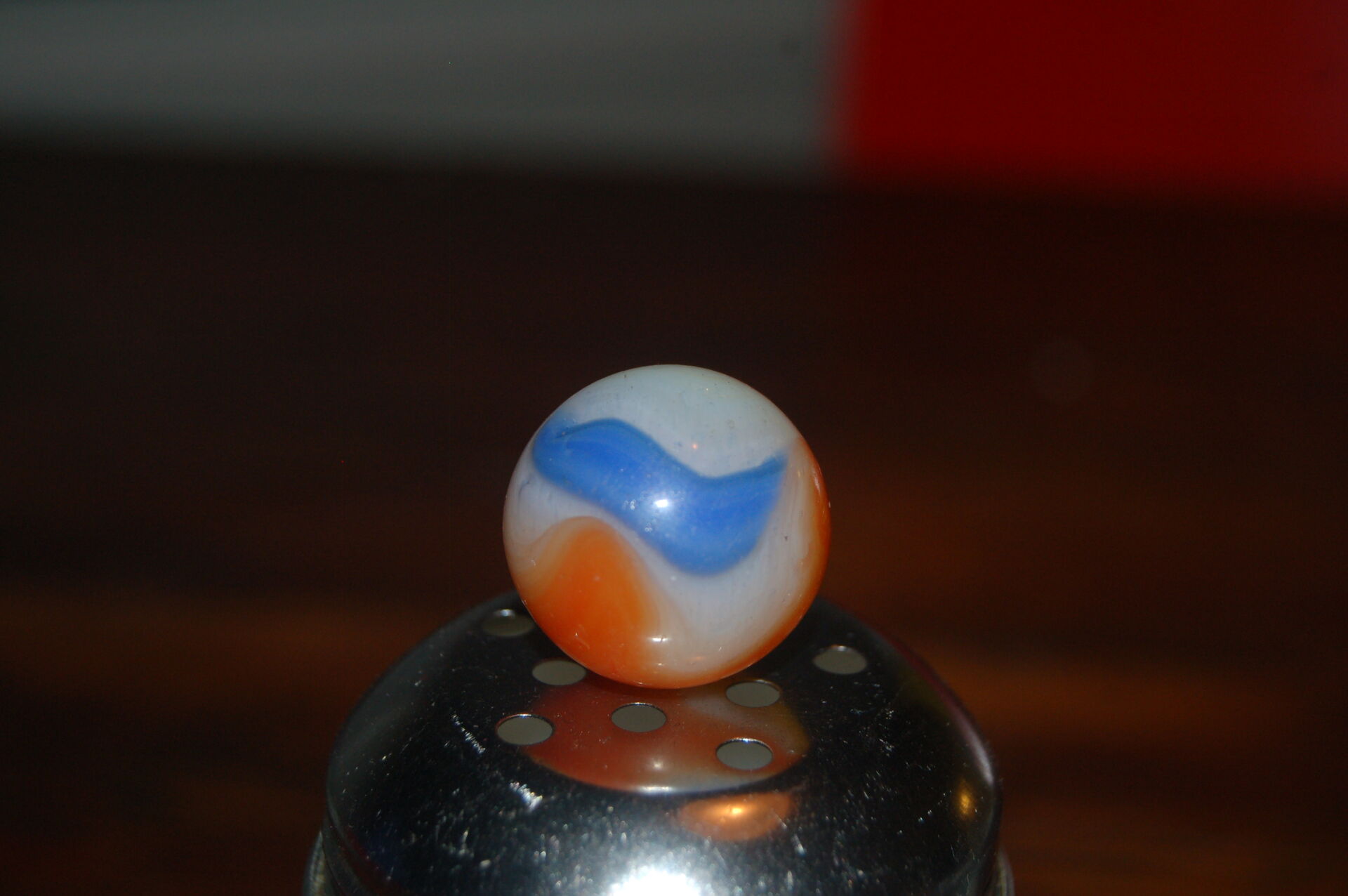 Anything special amongst these large marbles. Marble I.D.'s Marble