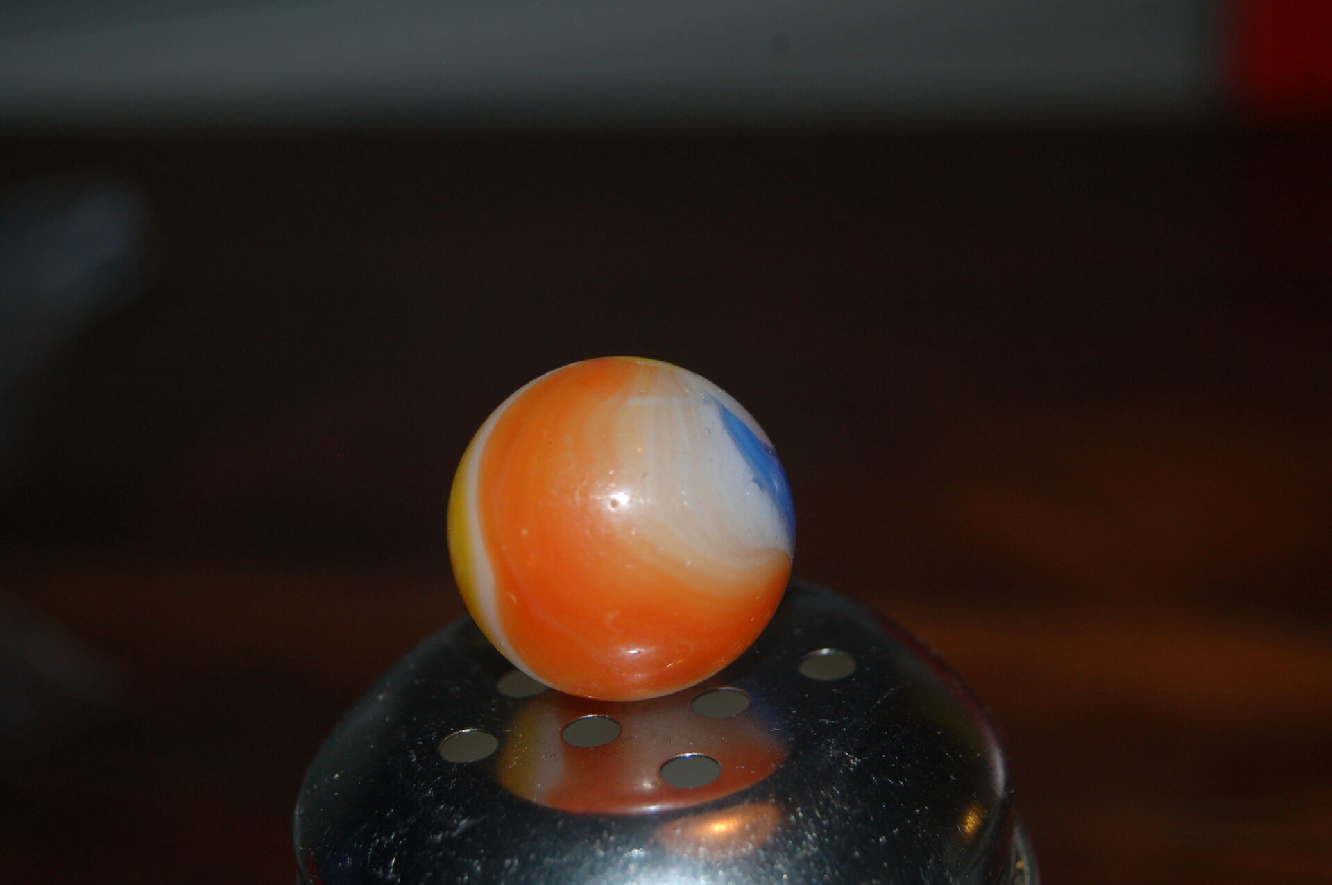 Anything special amongst these large marbles. Marble I.D.'s Marble