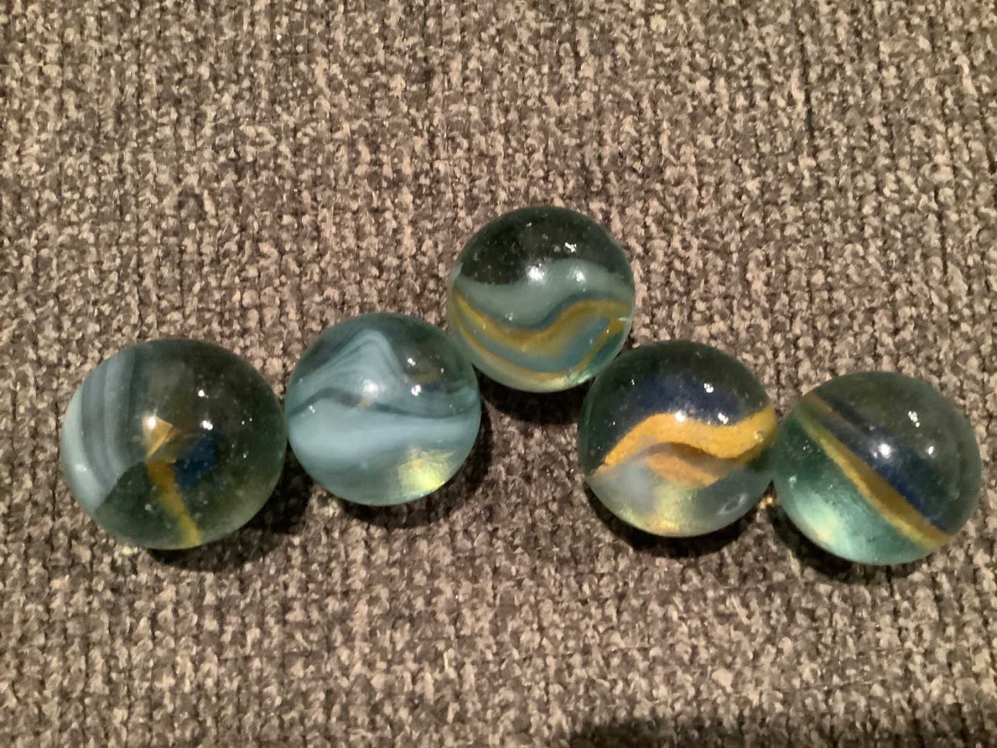 And these cat eyes Marble I.D.'s Marble Connection
