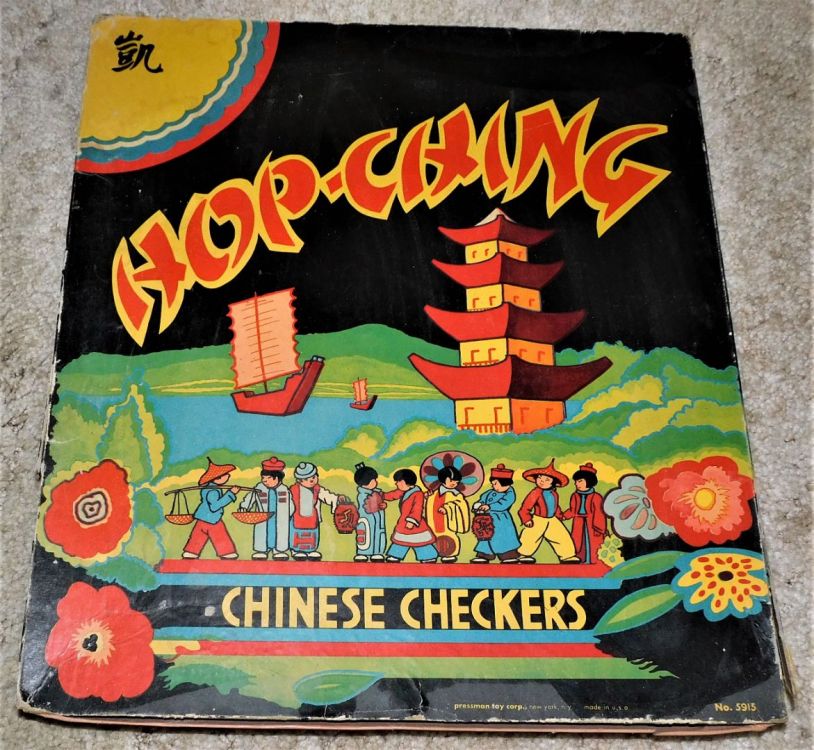 Pressman Hop Ching Chinese Checkers Game - View 1 - Al - Disp.JPG