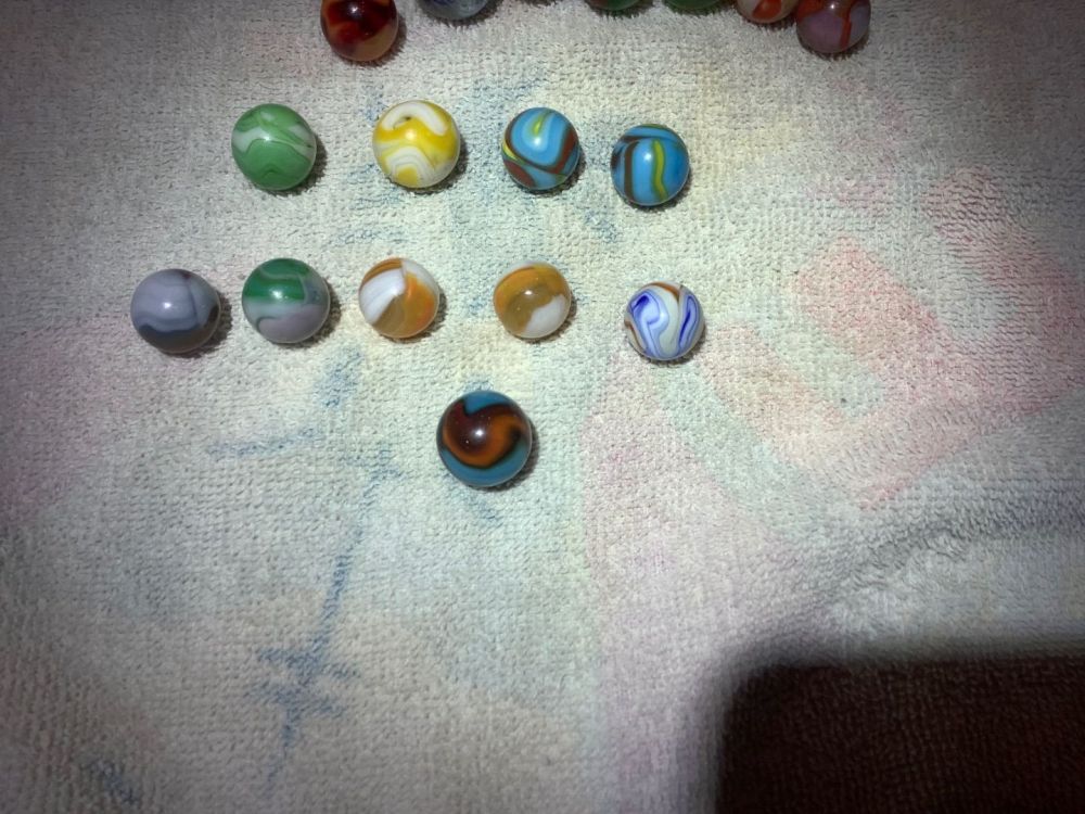 I got some marbles to go thru ....... anything you see that you can ...