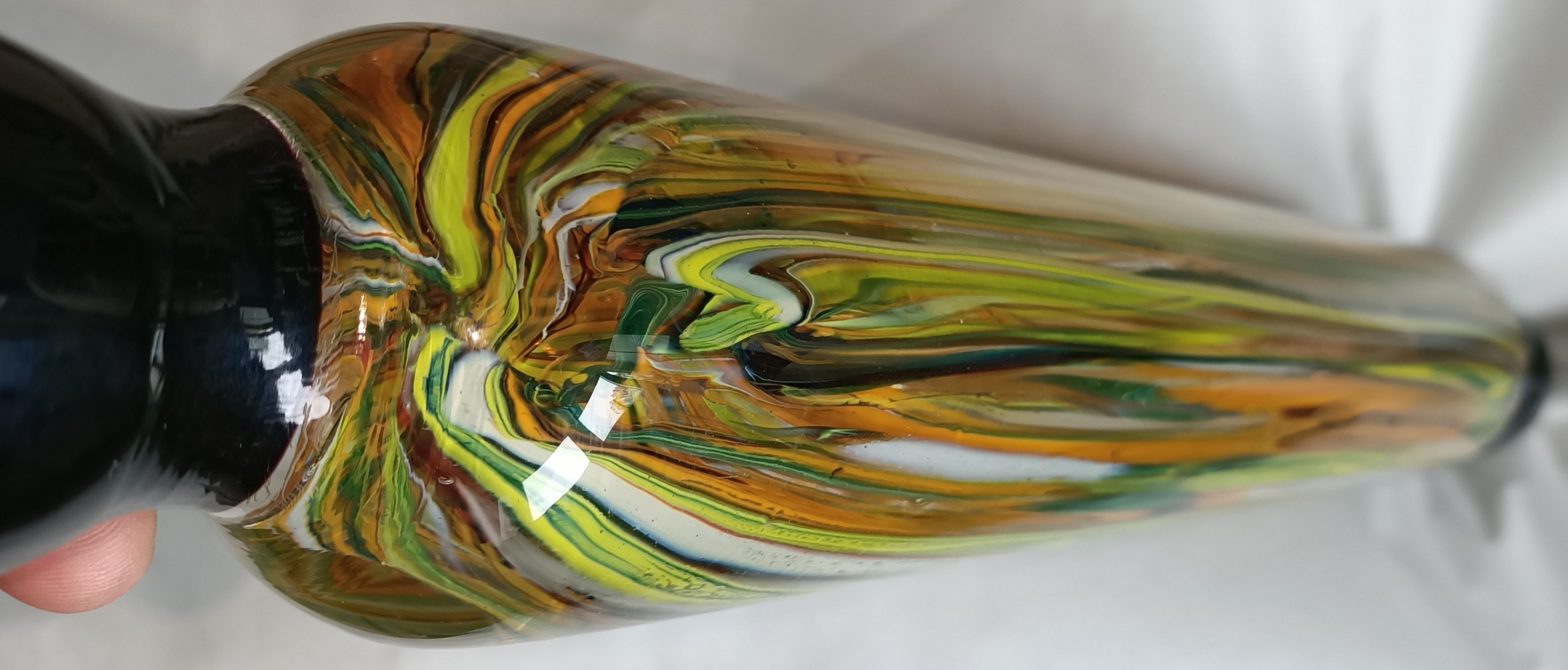 Vintage Hand blown glass rolling pin General Marble & Glass Chat